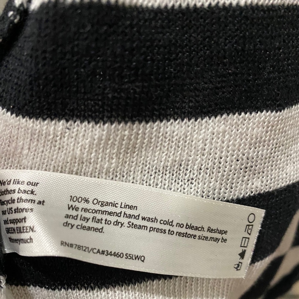 Organic linen sweater